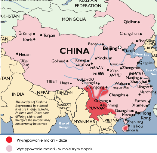 chiny malaria i szczepienia 
